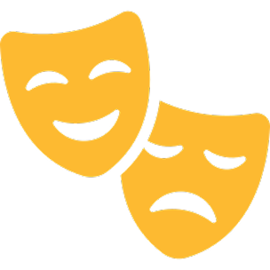 Theater mask icon representing volunteer opportunities.